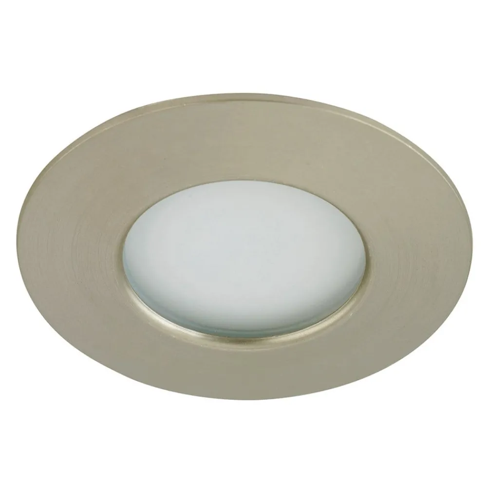 Briloner Loftlamper|Indbygningsspots > Effektivt Nikas IP44 LED-indbygningsspot, nikkel