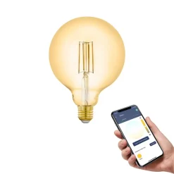EGLO connect Smarte Lyskilder > E27 G125 Globe 6W 650 Lumen 2200K