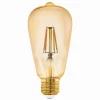 Dæmpbar Led-Pære|Smarte Lyskilder ^ EGLO connect E27 ST64 lampe 5,5W 500 lumen 2200K