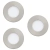 EGLO connect Indbygningsspots > Fueva-C LED indbygningsspot 8,6 cm, sæt med 3 stk