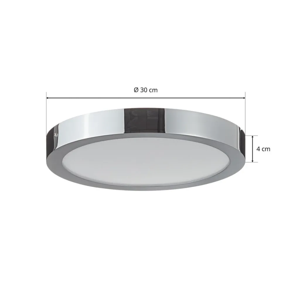 EGLO connect Loftlamper > Fueva-C loftlampe rund 30 cm krom