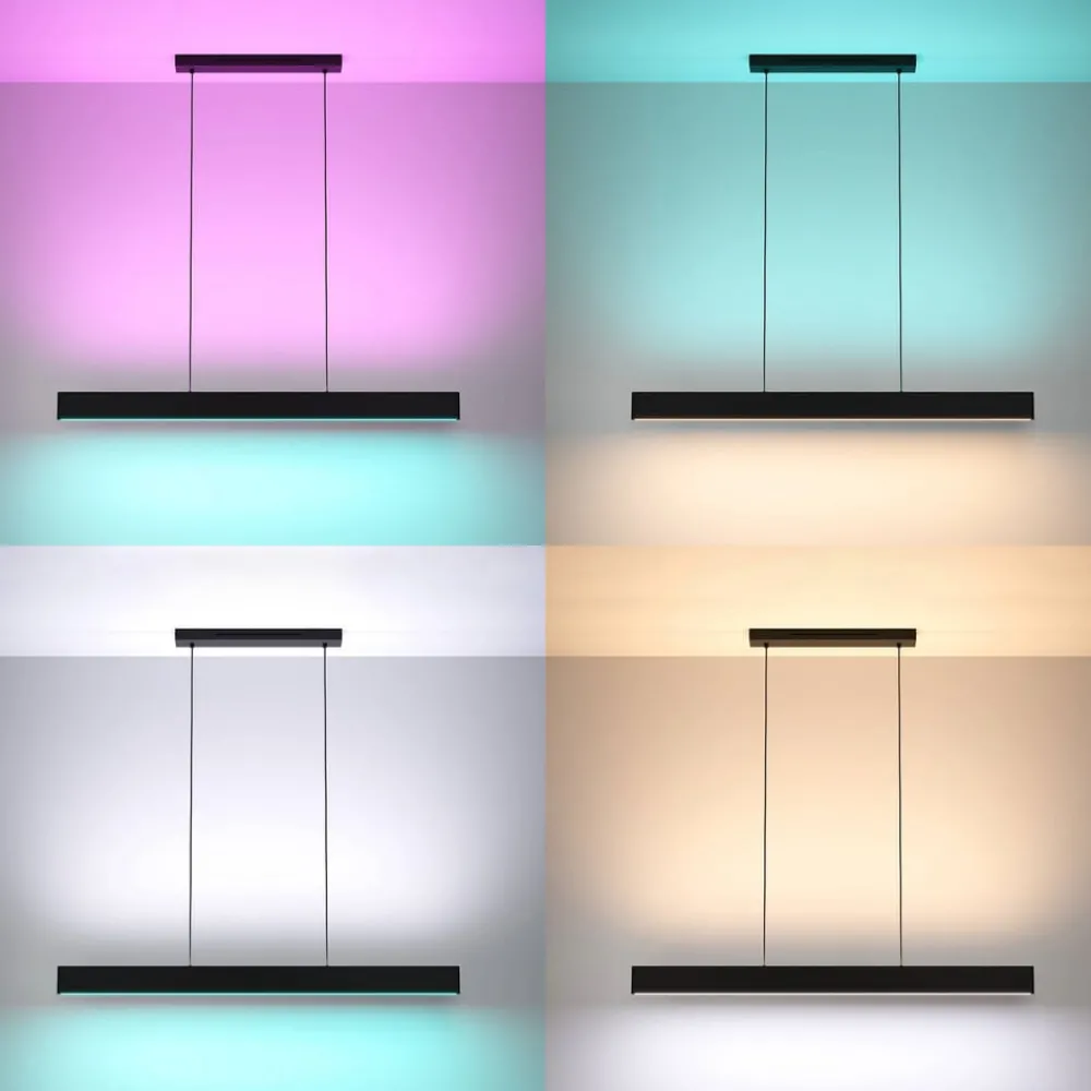 Pendellamper|Pendellamper ^ EGLO connect LED-hængelampe Andreas-Z, sort, stål