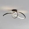 Loftlamper|Loftlamper ^ EGLO connect LED-loftlampe Calarossa-Z, sort, aluminium