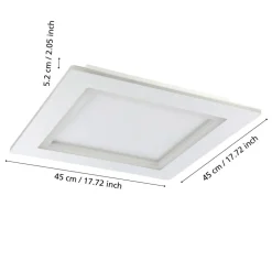 EGLO connect Loftlamper|Loftlamper > LED-loftlampe Padrogiano-Z 1 lyskilde, 45 x 45 cm