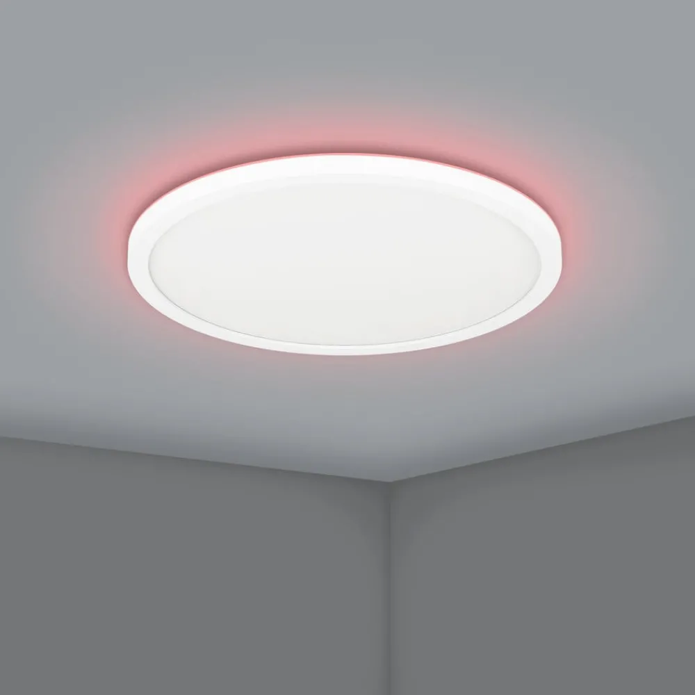 EGLO connect Loftlamper > LED-loftlampe Rovito-Z, hvid, Ø 30 cm