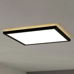Loftlamper|Loftlamper ^ EGLO connect LED-loftlampe Rovito-Z, sort, 39 x 39 cm