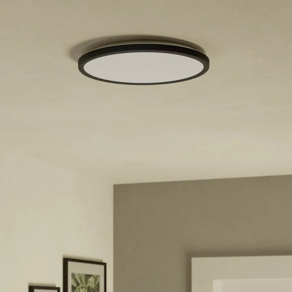EGLO connect Gang|Loftlamper > LED-loftlampe Rovito-Z, sort, Ø 30 cm