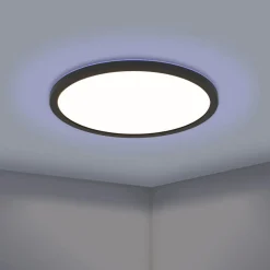 EGLO connect Gang|Loftlamper > LED-loftlampe Rovito-Z, sort, Ø 30 cm