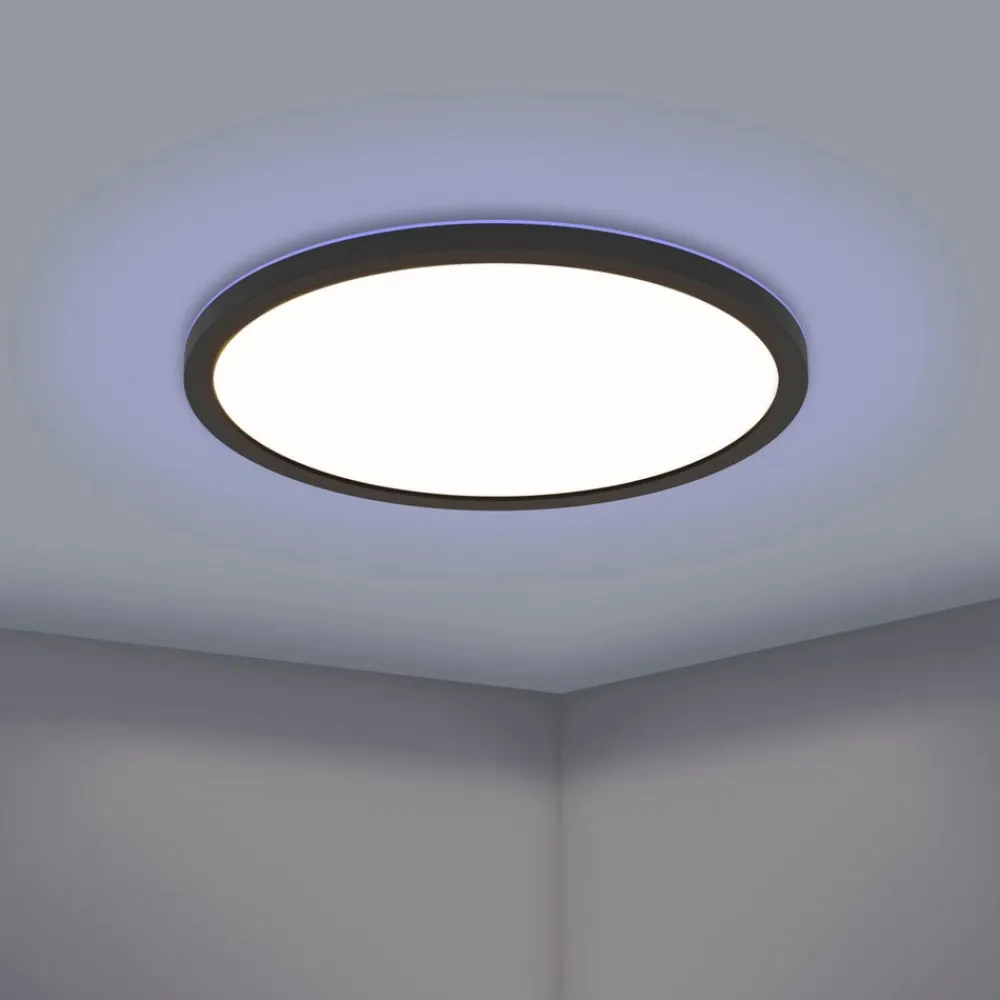 EGLO connect Gang|Loftlamper > LED-loftlampe Rovito-Z, sort, Ø 30 cm