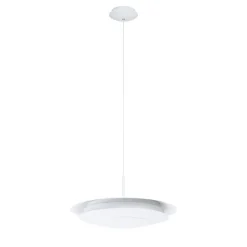 EGLO connect Pendellamper > Moneva-C LED-hængelampe nikkel Ø 40,5