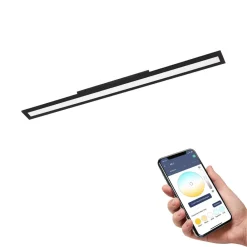 EGLO connect Gang|Loftlamper > Salobrena-Z LED-loftslampe, 120x10 cm, sort