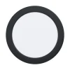 EGLO connect Indbygningsspots > Smart LED-indbygningslampe Fueva 6-Z, sort, Ø16cm