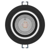 EGLO connect Indbygningsspots > Smart LED-lampe Carosso-Z, Ø 9 cm, sort