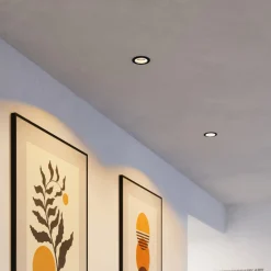 EGLO connect Indbygningsspots > Smart LED-lampe Carosso-Z, Ø 9 cm, sort
