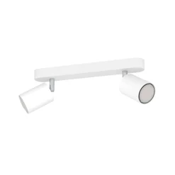 EGLO connect Loftlamper|Spotlights > Smart Spot Adfira-Z, hvid, 2 lyskilder, stål