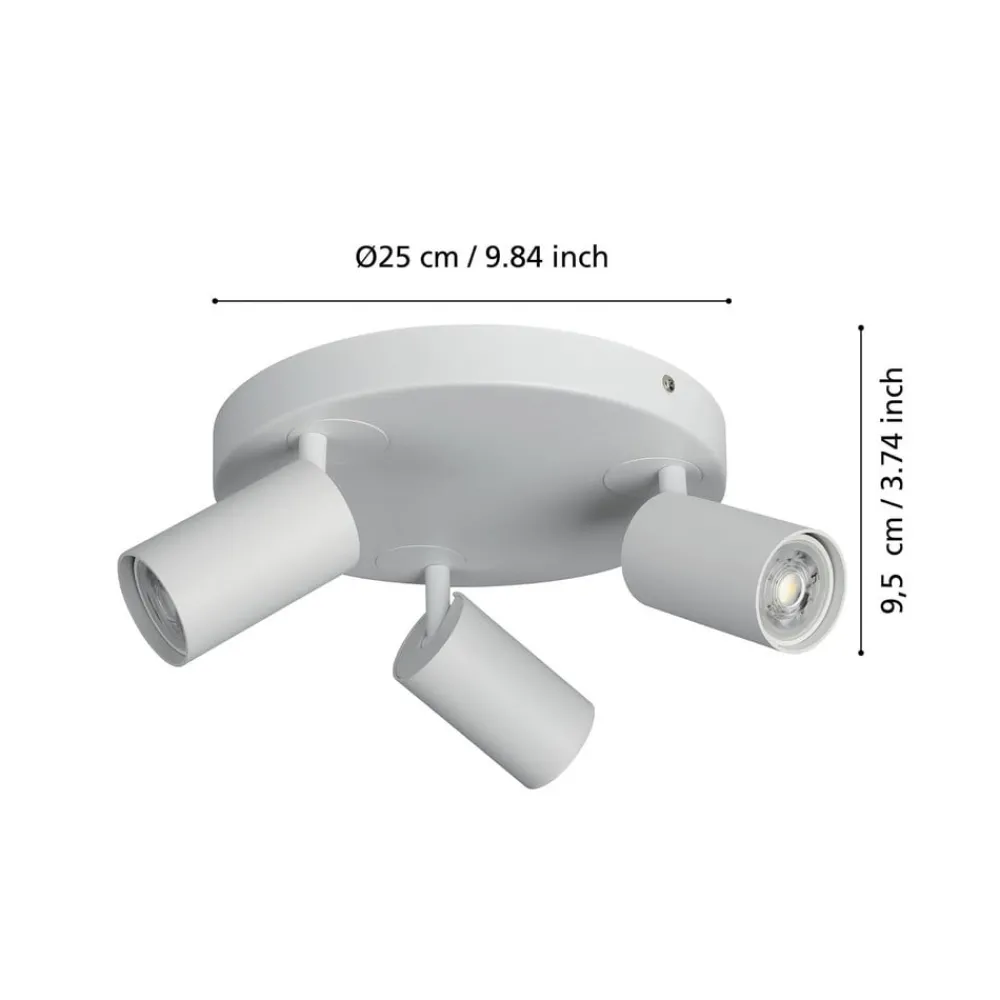 EGLO Loftlamper|Spotlights > connect Telimbela-Z loftspot 3 lyskilder hvid
