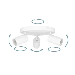 EGLO Loftlamper|Spotlights > connect Telimbela-Z loftspot 3 lyskilder hvid
