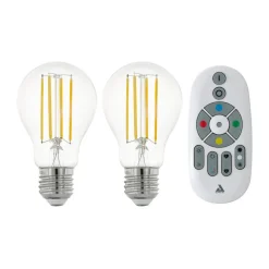 EGLO connect Smarte Lyskilder > -z E27 A60 6W 806lm 4.000K, 2-pak