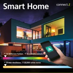 EGLO connect Smarte Lyskilder > -z E27 A60 6W 806lm 4.000K, 2-pak
