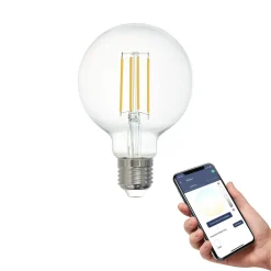 EGLO connect Filament Pære|Smarte Lyskilder > -z E27 G80 LED-Globe 6W 806 lm 4000 K