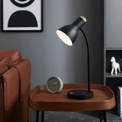 EGLO Arbejdsrum/Kontor|Bordlamper > Veradal-QI LED-bordlampe med berøringsdæmper