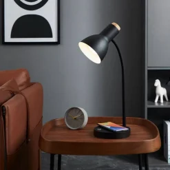 EGLO Arbejdsrum/Kontor|Bordlamper > Veradal-QI LED-bordlampe med berøringsdæmper