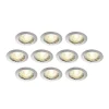 Loftlamper|Indbygningsspots ^ ELC Dakarra indbygnings-downlight, 10, GU10 nikkel
