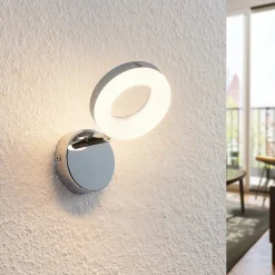 ELC Spotlights > Tioklia LED-spot, krom, 1 lyskilde