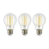 Filament Pære|Led Pærer ^ Lindby E27 LED-filament 7 W 806lm 2.700 K klar, 3 stk