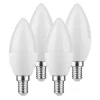 Müller-Licht Led Pærer > E14 LED-kertepære 5,5 W 2.700 K sæt 3+1 470lm mat