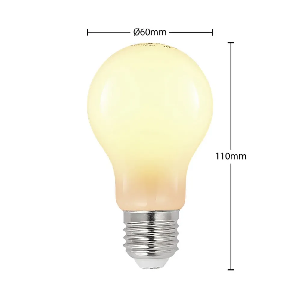 Arcchio Dæmpbar Led-Pære|Led Pærer > E27 LED-pære 6 W 2.700 K, kan dæmpes, opal