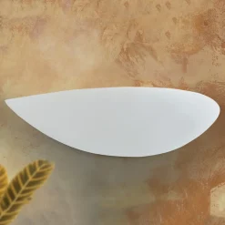 Væglamper|Væglamper ^ ORION Elegant TAMARA væglampe af hvid keramik