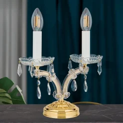 ORION Bordlamper > Elegant TJURA bordlampe med krystaller