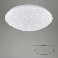 Briloner Loftlamper|Loftlamper > Elipso stjernehimmel LED-loftlampe IP44 4.000 K