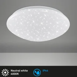 Briloner Loftlamper|Loftlamper > Elipso stjernehimmel LED-loftlampe IP44 4.000 K