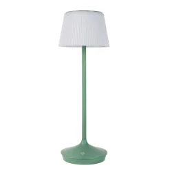 Näve Solcellelamper > Emmi LED-bordlampe, solcelle, CCT, opladelig, grøn