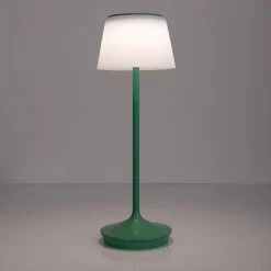 Näve Solcellelamper > Emmi LED-bordlampe, solcelle, CCT, opladelig, grøn