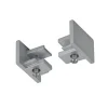 Skinnesystem ^ Trio Lighting Endekapper til 2-fase skinne DUOline, titanium