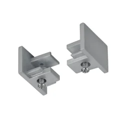 Skinnesystem ^ Trio Lighting Endekapper til 2-fase skinne DUOline, titanium