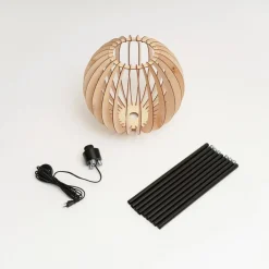 Envostar Gulvlamper|Gulvlamper > Clay gulvlampe, metal/birketræ