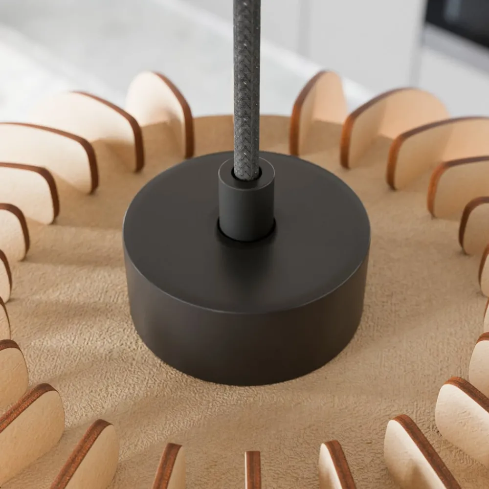 Bæredygtige Lamper|Gang ^ Envostar Clay hængelampe birkeplywood Ø 40 cm