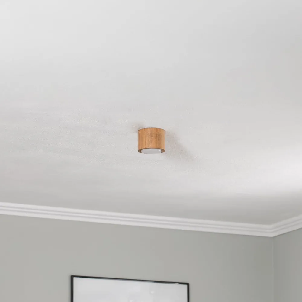Envostar Loftlamper > Ernest Downlight GX53 i træ, rund
