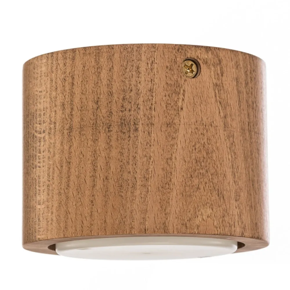 Envostar Loftlamper > Ernest Downlight GX53 i træ, rund