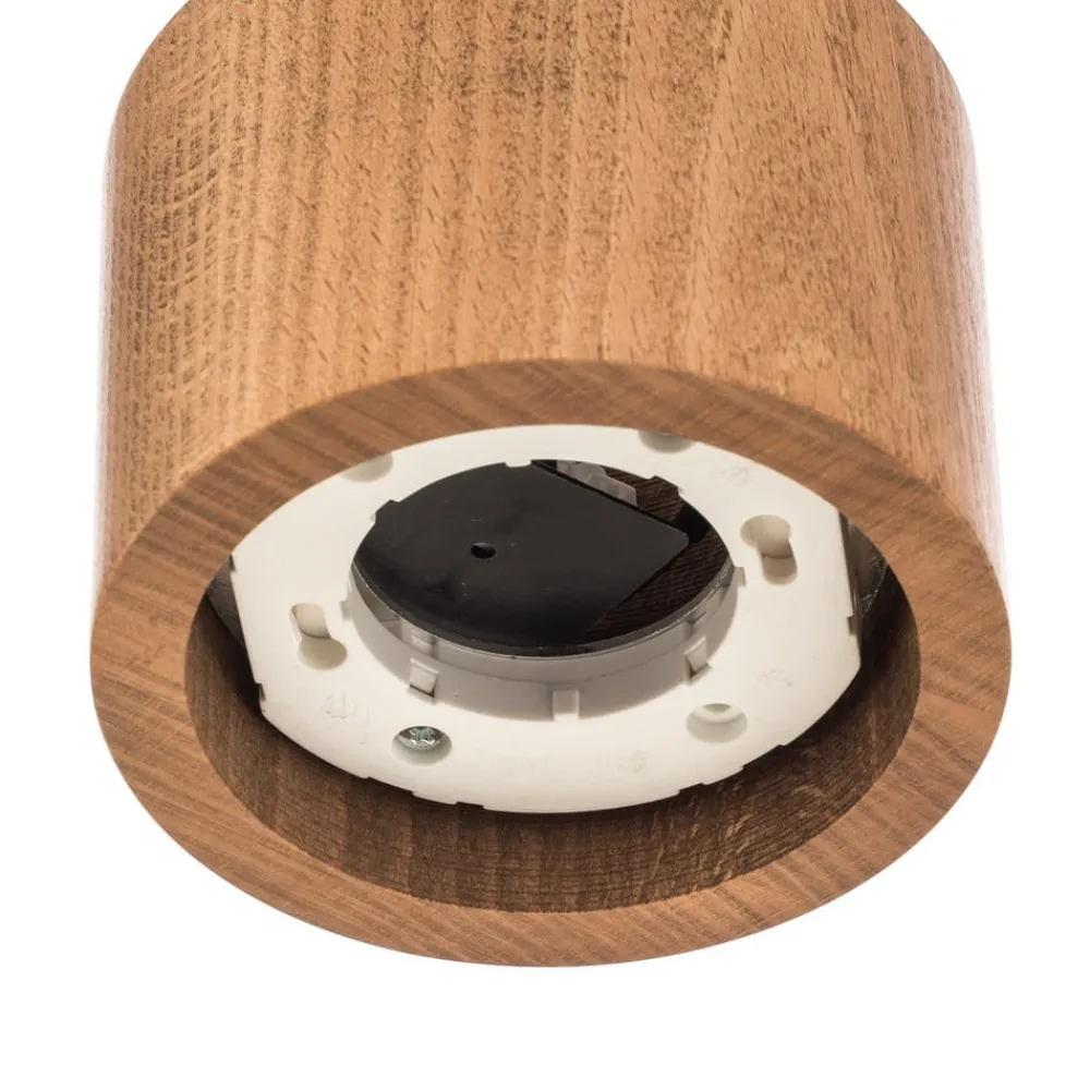 Envostar Loftlamper > Ernest Downlight GX53 i træ, rund