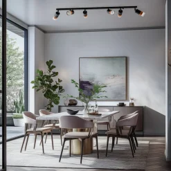 Envostar Loftlamper|Spotlights > Fida loftspot, 6 lyskilder, sort