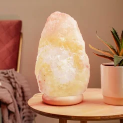 Envostar Dekorationsbelysning|Bordlamper > Harmony saltlampe naturlig base 26-30cm