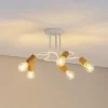 Envostar Loftlamper > Joiy loftslampe 5-lys fordelt hvid/træ