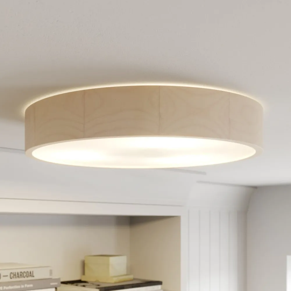 Loftlamper ^ Envostar Kerio loftlampe, Ø 47 cm, hvid