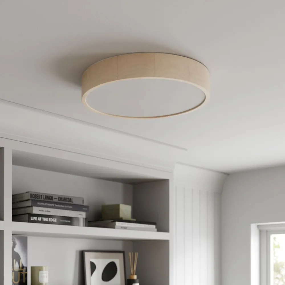 Loftlamper ^ Envostar Kerio loftlampe, Ø 47 cm, hvid