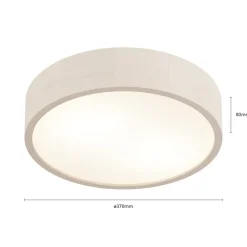 Envostar Gang|Loftlamper > Kerio loftlampe, Ø 37 cm, hvid